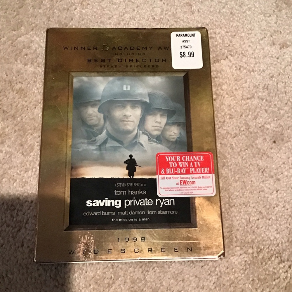 Gold DVD Case - Saving Private Ryan - 5 for $5